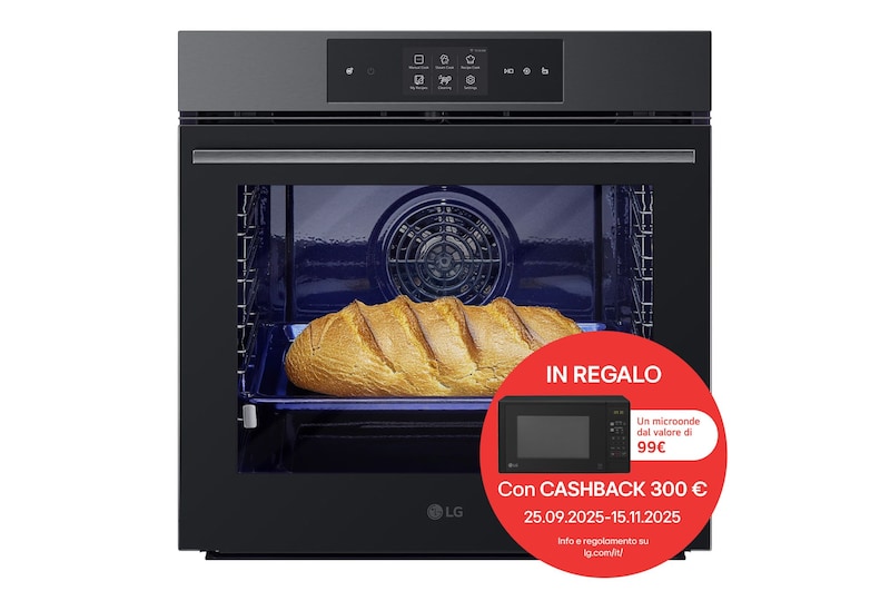 Foto frontale del forno LG WSED7665B